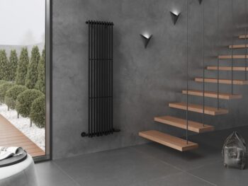 MEXEN - Tulsa vykurovací rebrík/radiátor 1600 x 420 mm, 613 W, čierny W219-1600-420-00-70
