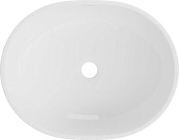 MEXEN - Viki umývadlo na dosku 48 x 35, biela/zlatá 21054806