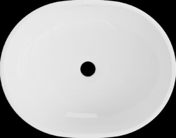 MEXEN - Viki umývadlo na dosku 48 x 35, biela/zlatá vzor 21054808