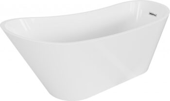 MEXEN/S - Alta vaňa voľne stojaca 170 x 75, biela, sifón a prepad chróm 52141707500-01