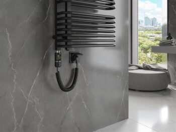 MEXEN/S - Amor radiátor + vykurovacia tyč 1200 x 600 mm, 900 W, čierna W120-1200-600-2900-70