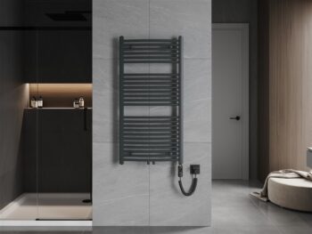 MEXEN/S - Ares radiátor + vykurovacia tyč 1200 x 600 mm, 600 W, antracit W102-1200-600-2600-66