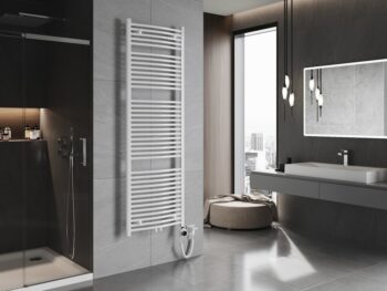 MEXEN/S - Ares radiátor + vykurovacia tyč 1800 x 600 mm, 1200 W, biela W102-1800-600-6120-20