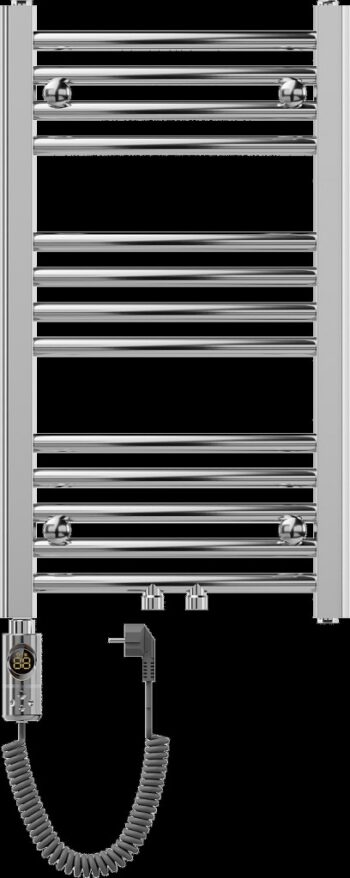 MEXEN/S - Ares radiátor + vykurovacia tyč 700 x 400 mm, 300 W, chróm W102-0700-400-2300-01