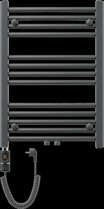 MEXEN/S - Ares radiátor + vykurovacia tyč 700 x 500 mm, 300 W, antracit W102-0700-500-2300-66