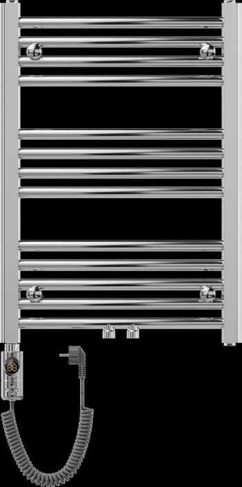 MEXEN/S - Ares radiátor + vykurovacia tyč 700 x 500 mm, 300 W, chróm W102-0700-500-2300-01