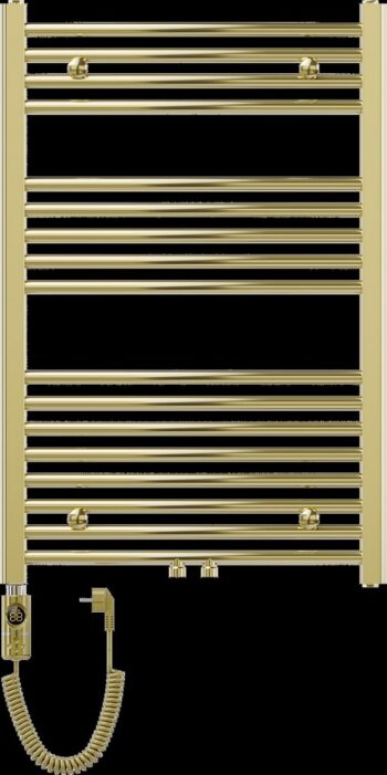 MEXEN/S - Ares radiátor + vykurovacia tyč 900 x 600 mm, 300 W, zlatá W102-0900-600-2300-50