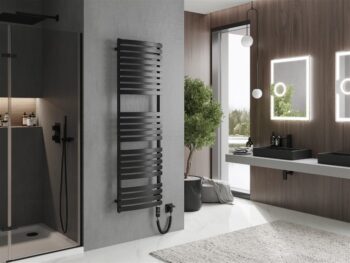 MEXEN/S - Bachus radiátor + vykurovacia tyč 1600 x 500 mm, 900 W, čierna W109-1600-500-2900-70