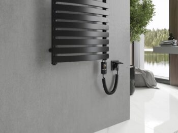 MEXEN/S - Bachus radiátor + vykurovacia tyč 1600 x 500 mm, 900 W, čierna W109-1600-500-2900-70