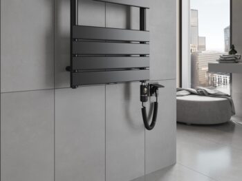 MEXEN/S - Ceres radiátor + vykurovacia tyč 1200 x 500 mm, 600 W, čierna W111-1200-500-2600-70