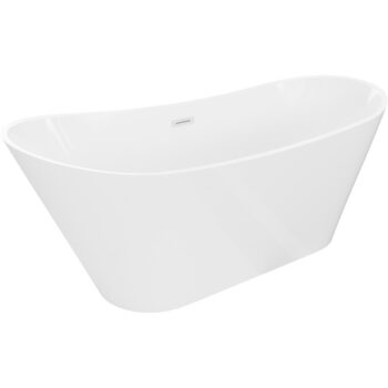 MEXEN/S - Dora voľne stojaca vaňa 170 x 75, biela, sifón a prepad biela 52071707500-20