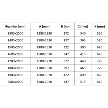 MEXEN/S - Exo dvojité posuvné sprchové dvere 200, transparent, chróm 8152-200-000-01-00