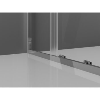 MEXEN/S - Exo dvojité posuvné sprchové dvere 200, transparent, chróm 8152-200-000-01-00