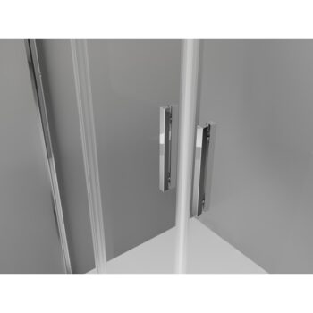 MEXEN/S - Exo dvojité posuvné sprchové dvere 200, transparent, chróm 8152-200-000-01-00