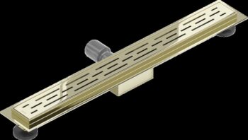 MEXEN/S - Flat M01 odtokový žľab 70 cm zlatý 1520070-15