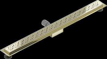 MEXEN/S - Flat M12 odtokový žľab 90 cm zlatý 1521090-15