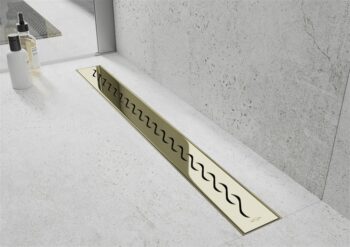 MEXEN/S - Flat M18 odtokový žľab 70 cm zlatý 1523070-15