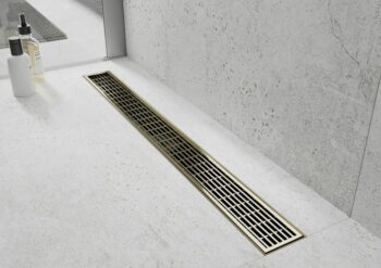 MEXEN/S - Flat M33 odtokový žľab 80, zlatý 1533080-15