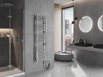 MEXEN/S - Hades radiátor + vykurovacia tyč 1500 x 400 mm, 600 W, chróm W104-1500-400-2600-01