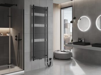 MEXEN/S - Hades radiátor + vykurovacia tyč 1800 x 600 mm, 900 W, čierna W104-1800-600-2900-70