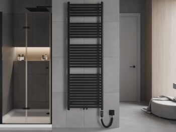 MEXEN/S - Hades radiátor + vykurovacia tyč 1800 x 600 mm, 900 W, čierna W104-1800-600-2900-70
