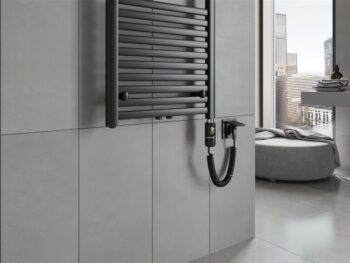 MEXEN/S - Hades radiátor + vykurovacia tyč 1800 x 600 mm, 900 W, čierna W104-1800-600-2900-70
