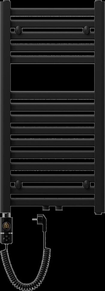 MEXEN/S - Hades radiátor + vykurovacia tyč 800 x 400 mm, 300 W, čierna W104-0800-400-2300-70