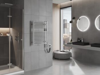 MEXEN/S - Hades radiátor + vykurovacia tyč 800 x 600 mm, 600 W, chróm W104-0800-600-2600-01