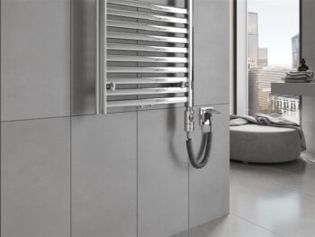 MEXEN/S - Hades radiátor + vykurovacia tyč 800 x 600 mm, 600 W, chróm W104-0800-600-2600-01