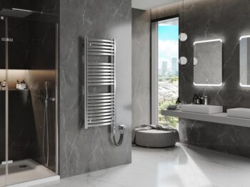 MEXEN/S - Helios radiátor + vykurovacia tyč 1200 x 500 mm, 600 W, chróm W103-1200-500-2600-01