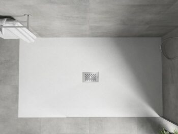 MEXEN/S - Hugo sprchová vanička SMC 150x100, biela, krytka nerez 42101015-X