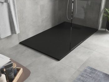 MEXEN/S - Hugo sprchová vanička SMC 150x90, čierna, krytka čierna 42709015-B
