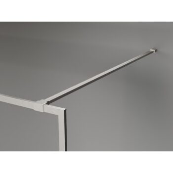 MEXEN/S - Kioto-F Sprchová zástena WALK-IN s rámom 70 x 202, dekor 8 mm, nikel kartáčovaný 800-070-104-97-30
