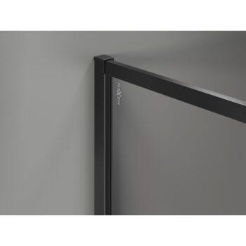 MEXEN/S - Kioto-F Sprchová zástena WALK-IN s rámom 70 x 202, grafit 8 mm, čierna 800-070-104-70-40