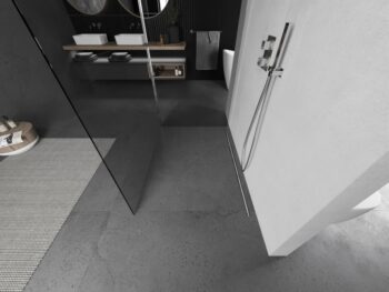MEXEN/S - Kioto Sprchová zástena WALK-IN 125 x 110, transparent, chróm 800-125-212-01-00-110