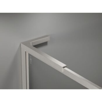 MEXEN/S - Kyoto-F L Sprchová zástena WALK-IN s rámom 55 x 202, transparent 8 mm, nikel kartáčovaný 800-055-174-97-00