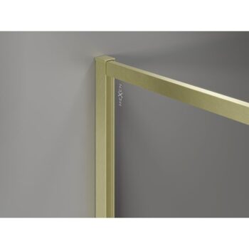MEXEN/S - Kyoto-F Sprchová zástena WALK-IN s rámom 65 x 202, transparent 8 mm, zlato kefovaná 800-065-104-55-00