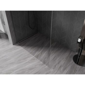 MEXEN/S - Kyoto-X L Sprchová zástena WALK-IN 50 x 200, transparent 10 mm, grafit metal 800-050-107-95-00-X
