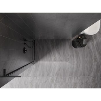 MEXEN/S - Kyoto-X L Sprchová zástena WALK-IN 50 x 200, transparent 10 mm, grafit metal 800-050-107-95-00-X