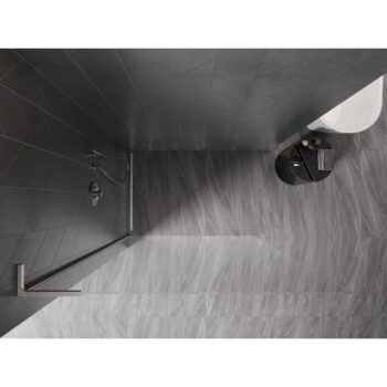 MEXEN/S - Kyoto-X L Sprchová zástena WALK-IN 50 x 200, transparent 10 mm, nikel kartáčovaný 800-050-107-97-00-X