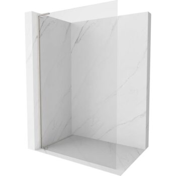 MEXEN/S - Kyoto-X L Sprchová zástena WALK-IN 60 x 200, transparent 10 mm, nikel kartáčovaný 800-060-107-97-00-X