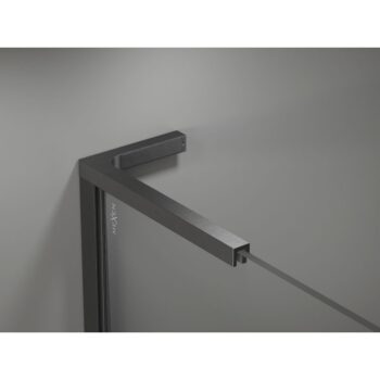 MEXEN/S - Kyoto-X L Sprchová zástena WALK-IN 70 x 200, transparent 10 mm, grafit kartáčovaná 800-070-107-66-00-X