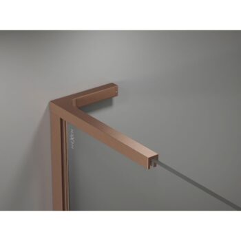 MEXEN/S - Kyoto-X L Sprchová zástena WALK-IN 80 x 200, transparent 10 mm, meď kartáčovaná 800-080-107-65-00-X