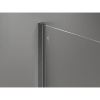 MEXEN/S - Kyoto-X Sprchová zástena WALK-IN 70 x 70, transparent 10 mm, grafit kartáčovaná 800-070-202-66-00-070-X