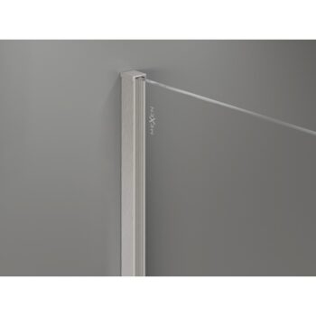 MEXEN/S - Kyoto-X Sprchová zástena WALK-IN 70 x 70, transparent 10 mm, nikel kartáčovaný 800-070-202-97-00-070-X