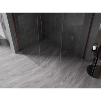 MEXEN/S - Kyoto-X Sprchová zástena WALK-IN 70 x 70, transparent 10 mm, ružové zlato 800-070-202-60-00-070-X