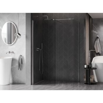 MEXEN/S - Kyoto-X Sprchová zástena WALK-IN 90 x 70, transparent 10 mm, chróm 800-090-202-01-00-070-X
