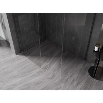 MEXEN/S - Kyoto-X Sprchová zástena WALK-IN 90 x 70, transparent 10 mm, grafit metal 800-090-202-95-00-070-X