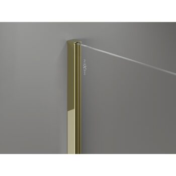 MEXEN/S - Kyoto-X Sprchová zástena WALK-IN 90 x 70, transparent 10 mm, zlato 800-090-202-50-00-070-X
