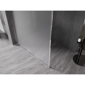 MEXEN/S - Kyoto-XF Sprchová zástena WALK-IN s rámom 70 x 202, dekor 10 mm, chróm 800-070-104-01-30-X